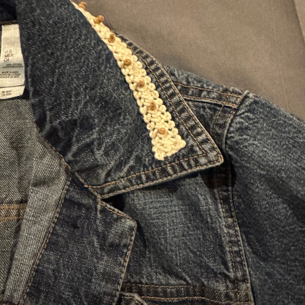 Christopher & Banks Blue Jean Jackets and skirt for Women - Picture 10 of 12